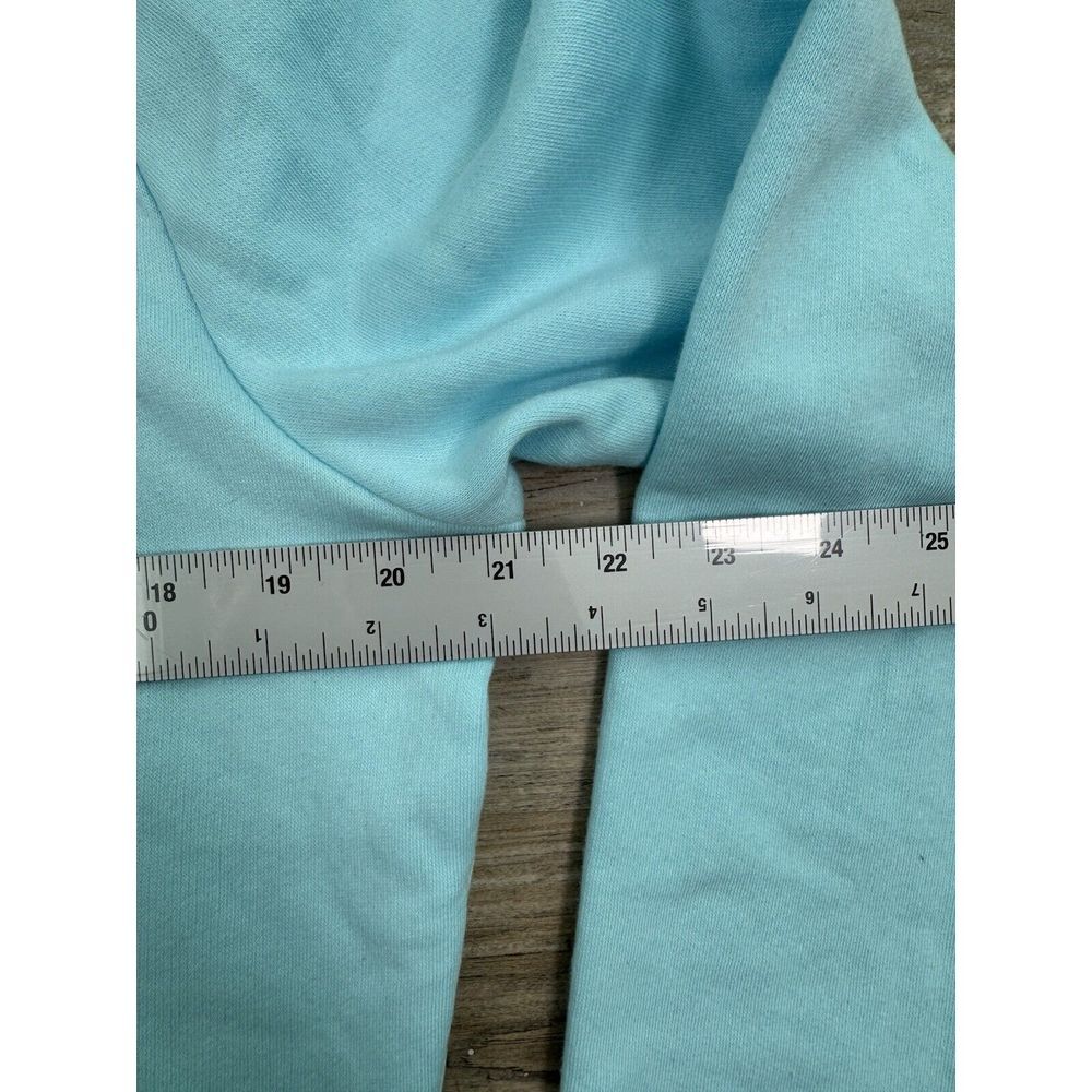 PINK Victoria's Secret Women's Teal Quarter Zip Sweater Size Large‎ - Picture 5 of 7